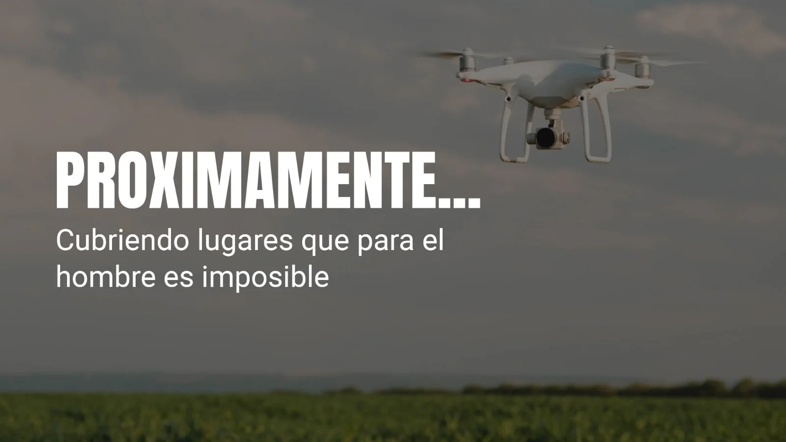 Anticipo de un futuro servicio de vigilancia con drones